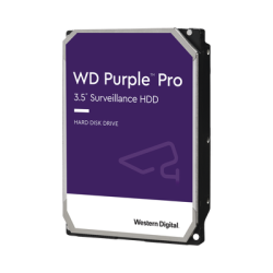 Disco Duro Purple Pro de 10 TB / 7200 RPM / Optimizado para Soluciones de Videovigilancia con Analiticos (Meta Data) / Uso 24-7 