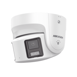 [PROTECCIÓN ACTIVA] Turret IP Panorámica 8 Megapixel / 180° / Imagen a Color 24/7 / PoE / WDR 130° / IP67 / ACUSENSE / Prote