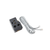 Protector Plug 120 V / 15 A / 40,000 A / Telco RJ11 / LED Diagnóstico y Tornillo Fijación