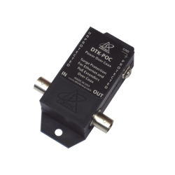 Protector Coaxial PoE / BNC Hembra / 75 Ohms / Ethernet 10/100 / Cámaras IP y Extensores