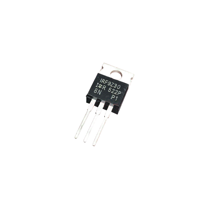 Transistor de Potencia MOSFET, Canal P, 50 Volt, 18 Amp., 0.14 Ohm, 74 Watt, TO-220AB, para Analizador III.