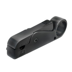 Herramienta Manual para Desforrar Cables tipo RG-8/U, con Ajuste de Posición de Navajas para una Alta Precisión en el Corte, S