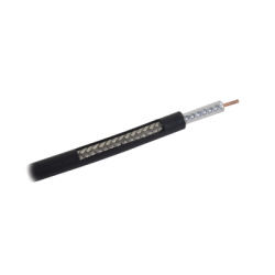 Metro de Cable Coaxial RG-58 LMR-195, Baja Pérdida de 50 Ohms, Conductor de Cobre Sólido