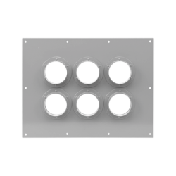 Placa Pasamuro con Capacidad de 6 Botas de 4