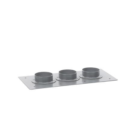 Placa Pasamuros con Capacidad de 3 Botas de 4