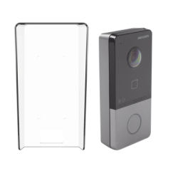 Kit Videoportero IP + Carcasa protectora 2 Megapixel / PoE Estandar / IP65 / Apertura desde Hik-connect / Soporta 1 Departamento