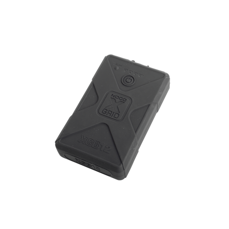 Batería de respaldo Li-Ion 12,000 mAh con cubierta plástica protectora y salida USB para cargar dispositivos inalámbricos