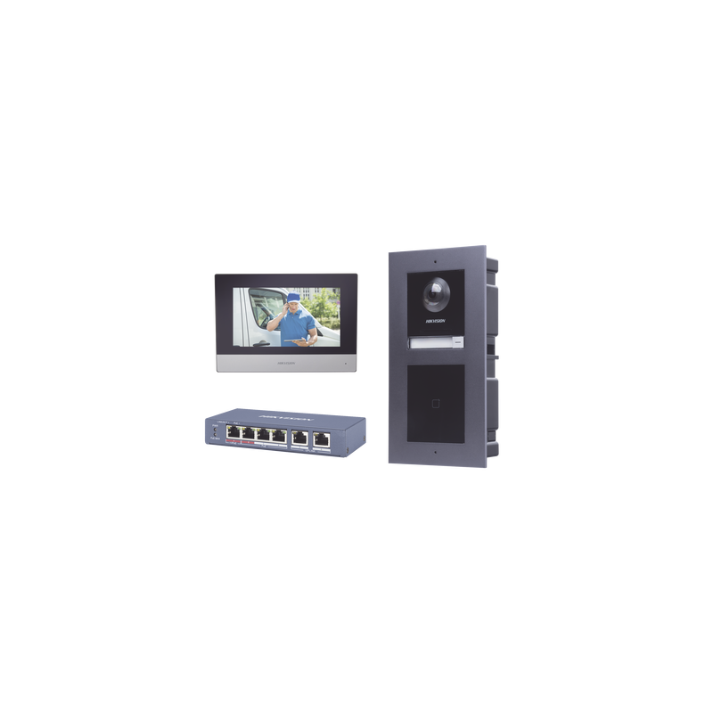 KIT de Videoportero IP con llamada a App de Smartphone y Lector de Tarjetas EM / 2da Generación (Modular) / Montaje para EMPOTR