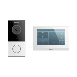 Kit de Videoportero Akuvox WIFI/ Monitor Linux de 7 Pulgadas/ 100% en la Nube / POE / Bluetooth / NFC / Lector de Tarjetas MIFAR