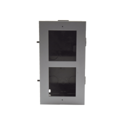 Base de 2 Espacios para EMPOTRAR Módulos de Videoporteros Hikvision