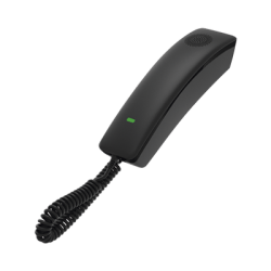 Teléfono IP profesional para Hotelería, montaje en pared, teclado numérico estándar, conferencia de 3 vías, Opus y PoE.