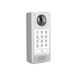 Videoportero IP (SIP) FISHEYE, apertura por código, Antivandálico, llamada y/o tarjeta, teclado retro-iluminación