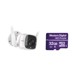 Kit de Cámara IP Wi-Fi / Incluye 1 Pieza Modelo TAPOC310 / 2 Megapixel / Audio Doble Vía / Utiliza la App Tapo / 1 Memoria Mic
