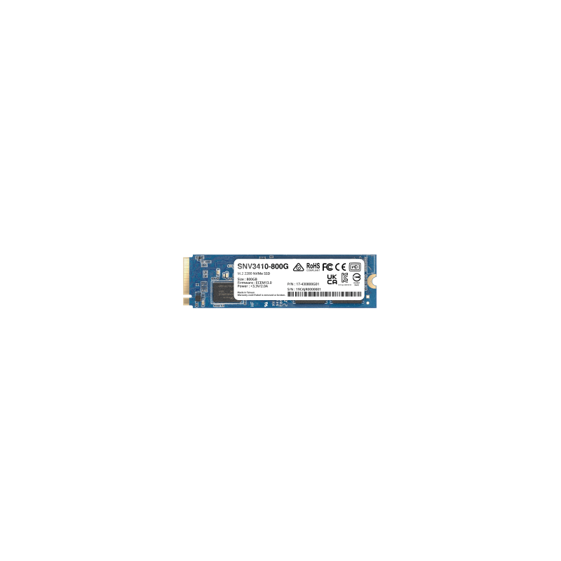 SSD NVMe M.2 SNV3410/3510 | SSD 400GB | Alto Rendimiento 400000 IOPS Lectura | 70000 IOPS Escritura | Resistencia 1022 TBW | Pro