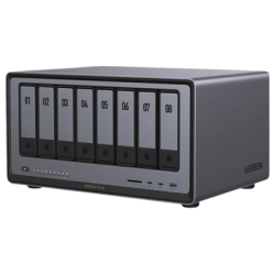 NAS UGREEN NASync DXP8800 Plus / Intel Core i5-1235U 10 Núcleos / 8 Bahías SATA + 2 M.2 NVMe / 2 Puertos 10GbE / Thunderbolt 4
