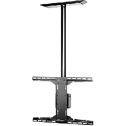 Soporte de techo universal para Pantallas de 32" a 90" / Capacidad de Carga 68.2 kg / Patrón de Montaje hasta 600 x 400 mm / Co
