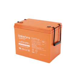 Batería 12 V / 75 Ah / UL / Tecnología AGM-VRLA / Vida útil promedio de 5 años / Retardo a la flama / Para uso en equipo ele