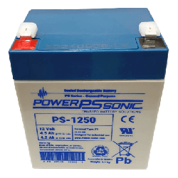 Batería 12V, 4.5AH, Para Respaldo, Tecnologías AGM/VRLA, 5 Años Vida Útil, Terminales F1, Reconocida UL