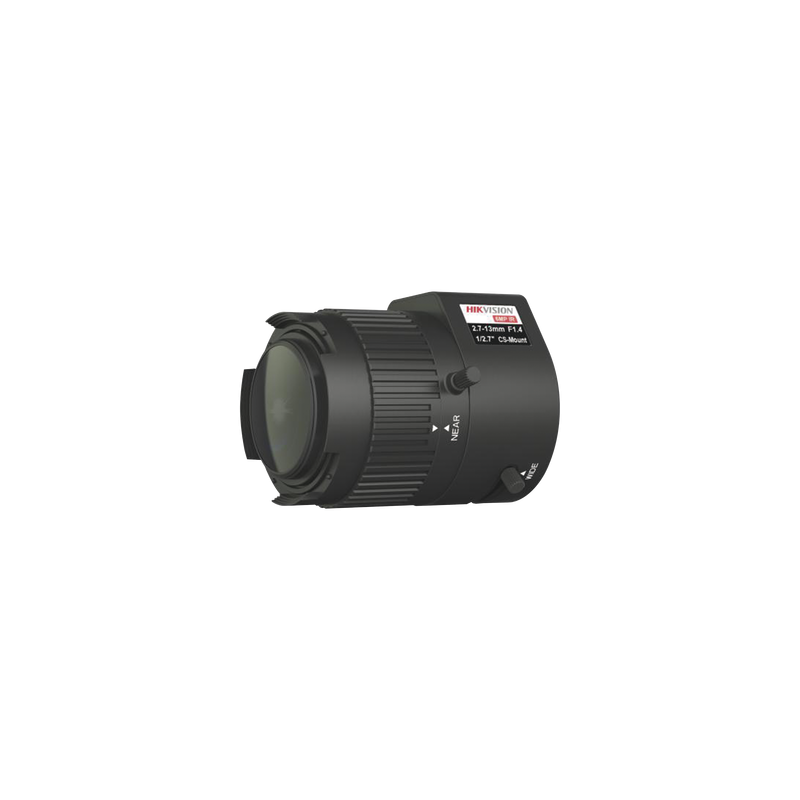 Lente Varifocal 2.7 A 13 mm / Resolución 6 Megapixel / Iris Automático / Formato 1/2.7" / Compatible con Cámaras HIKVISION