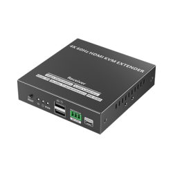 Receptor Compatible para Kit TT582-KVM |4K @60Hz | Cat 6, 6a y 7 | hasta 150 metros | Transmite el Video y Controla tu DVR vía 