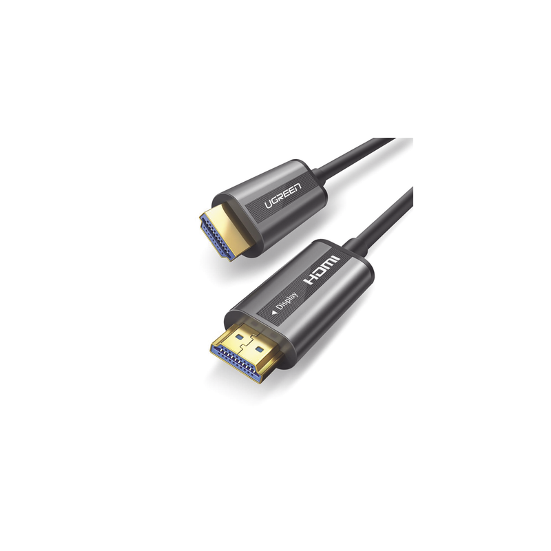 Cable HDMI de 30 Metros (98.43 Pies) por Fibra Óptica 4K@60Hz | Fibra de 4 Núcleos + Cobre EstaÑado de 7 Núcleos | Compatibl