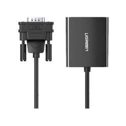 VGA Macho / Salida: HDMI Hembra / Resolución de 1080P@60Hz / Puerto Estéreo de 3.5 mm / Plug and Play, Sin Controlador / Longi