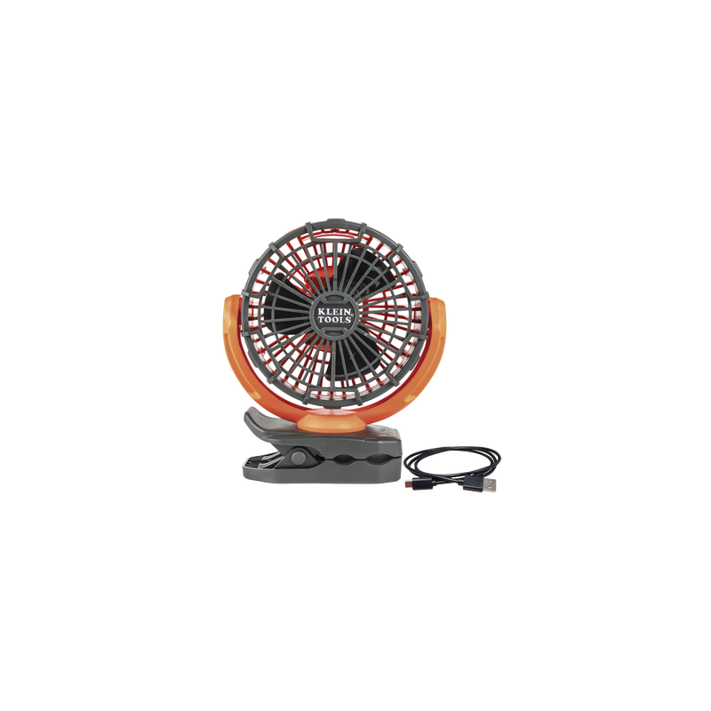 Ventilador Inalámbrico-Portátil Recargable Ideal para el Trabajo. Montable por Pinza o por Potentes Imanes. Incluye cable USB-