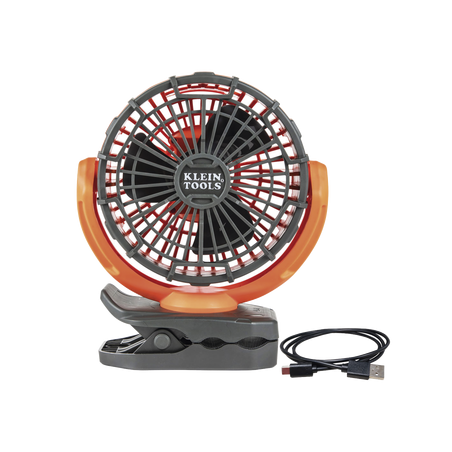 Ventilador Inalámbrico-Portátil Recargable Ideal para el Trabajo. Montable por Pinza o por Potentes Imanes. Incluye cable USB-