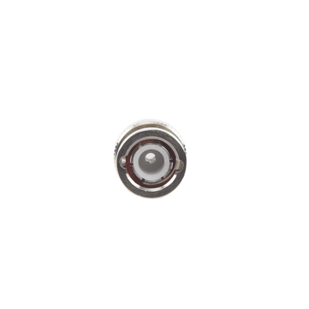 Conector BNC Macho de Anillo Plegable para Cable LP-195, LP-142, LMR-195, RG-58/U, RG-142/U, Níquel/ Oro/ Delrin.