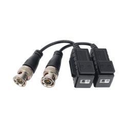 Kit de Transceptores (Baluns) con Terminal PUSH SUPERIOR, Resolución 4K , Cable flexible COAXIAL Blindado / COAXITRON / AUDIO P