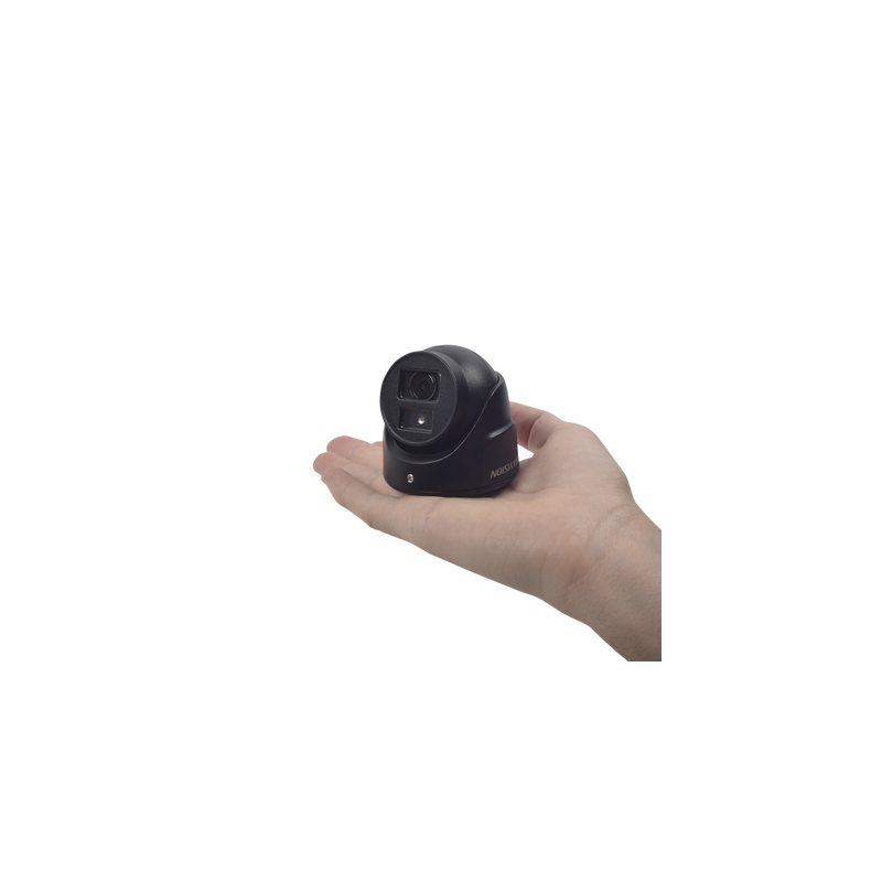 Ultra Mini Turret TURBO 2 Megapixeles (1080p) / Gran Angular / Lente 2.8 mm / 20 mts IR EXIR / Exterior IP67 / 4 Tecnologías (T