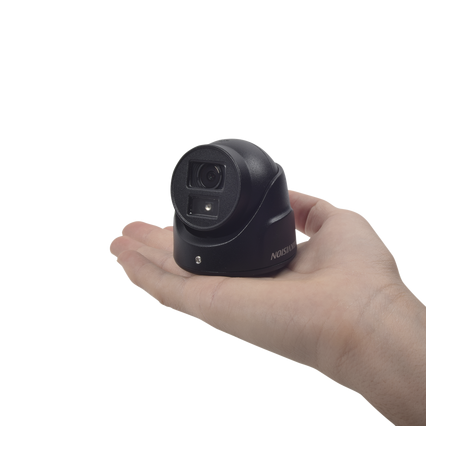 Ultra Mini Turret TURBO 2 Megapixeles (1080p) / Gran Angular / Lente 2.8 mm / 20 mts IR EXIR / Exterior IP67 / 4 Tecnologías (T