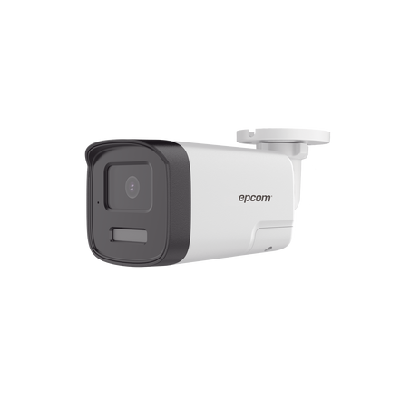 [Audio Bidireccional + Dual Light + ColorVu] Bala TURBOHD 4K (8 Megapixel) / Lente 2.8 mm / 40 mts IR EXIR + 40 mts Luz Blanca /
