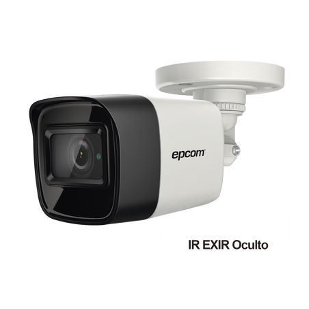 Bala TURBOHD 4K (8 Megapixel) / Gran Angular 102° / Lente 2.8 mm / Exterior IP67 / IR EXIR 30 mts / dWDR