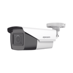 Bala TURBOHD 5 Megapixel / Lente Mot. 2.7 a 13.5 mm / 40 mts IR EXIR / dWDR / TVI-AHD-CVI-CVBS / Exterior IP67 / 12 Vcc / 24 VCA