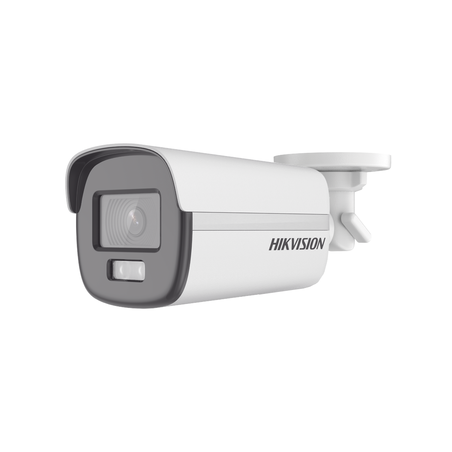 [ColorVu] Bala TURBOHD 2 Megapixel (1080p) / Imagen a Color 24/7 / Lente 3.6 mm / METAL / Luz Blanca 40 mts / Exterior IP67 / TV