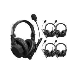 Intercomunicador Inalámbrico Binaural / Cancelación de Ruido IA / Rango 500 m (1640 ft) / Bluetooth / Batería 1050mAh / Resis