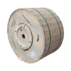 Carrete de 4 Kilómetros de Fibra Óptica Aérea Mini ADSS (ASU) G.652D, Monomodo de 8 Hilos, Exterior, Span 80, Loose Tube