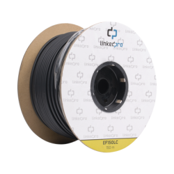 Carrete de Fibra Óptica Monomodo con Conectores LC-LC Duplex, Reforzada con Kevlar, de 150 Metros (492.13 Pies), Para Instalaci