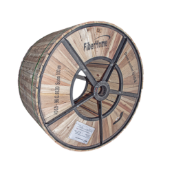 Carrete de 4 Kilómetros de Fibra Óptica Aérea (ADSS) G.652D, Monomodo de 96 Hilos, Exterior, Span 100, Loose Tube