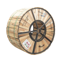 Carrete de 4 Kilómetros (13123.36 Pies) de Fibra Óptica para Exterior G.652D, Armada, Monomodo de 12 Hilos, Loose Tube, Color 