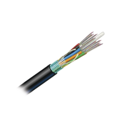 Cable de Fibra Óptica de 12 Hilos, OSP (Planta Externa), No Armada, Gel, MDPE (Polietileno de Media Densidad), Monomodo OS2, 1 