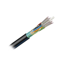 Cable de Fibra Óptica 6 Hilos, OSP (Planta Externa), Armada, Gel, HDPE (Polietileno de Alta Densidad), Multimodo OM3 50/125 Opt