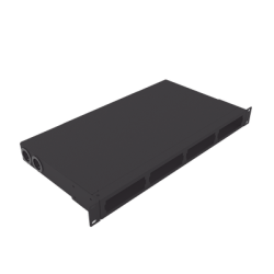 Distribuidor de Fibra Óptica Vacío 19 Pulgadas, Acepta 4 Placas Acopladoras de Linkedpro, Hasta 24 Fibras, 1UR, Incluye Charol