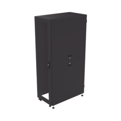Gabinete para Telecomunicaciones Rack Estándar de 19", 42UR, 600 mm Ancho x 1000 mm Profundidad. Fabricado en Acero, Se envía 
