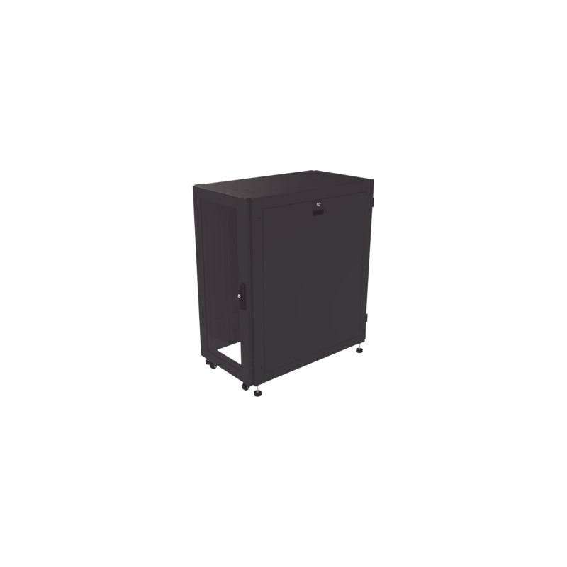 Gabinete Profesional para Telecomunicaciones de 24UR, 600 mm de Ancho x 1000 mm de Profundidad, Se envía el Gabinete Armado.