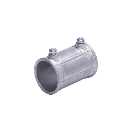 Cople 3/4" (19mm) Pared Delgada Con Tornillo (Tipo Americano) Galvanizado, Etiqueta Verde.