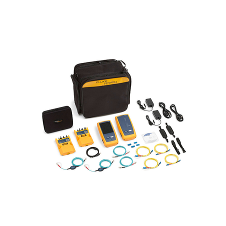 Certificador CertiFiber Pro Quad, para Fibra Óptica Multimodo 50µm y Monomodo, Con WiFi Integrado y Pantalla LCD de 5.7 Pulgad