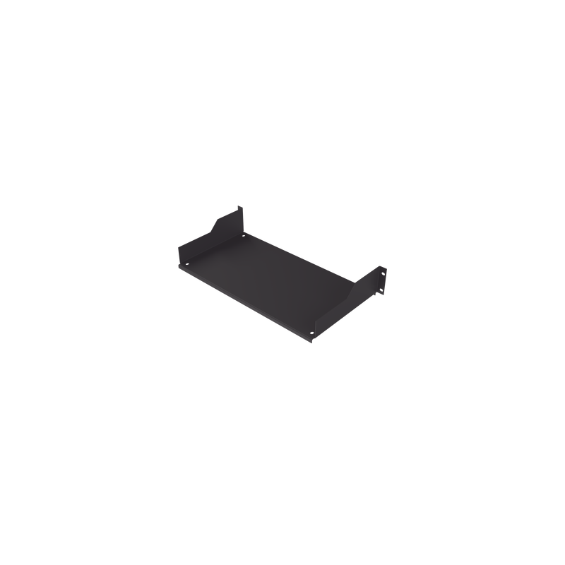 Charola para Rack de 19" de 2 postes, 23.5 cm de Profundidad, 2 Unidades de rack