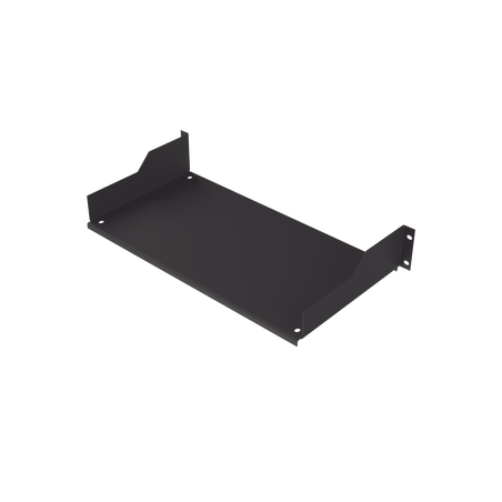 Charola para Rack de 19" de 2 postes, 23.5 cm de Profundidad, 2 Unidades de rack
